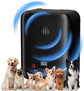 Dispositivo Anti Abbaio Per Cani, Dispositivi Di Dissuasione Dell'Abbaio Del Cane Con 3 Livelli Regolabili 33Ft Gamma Cane Abbaio Deterrente Bark Box Per Interno Cane All'Aperto Abbaiare Silenziatore