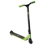 Muuwmi Stunt Scooter for kids and adults, black/blue, High Finish Kickscooter for skate parks (Black-Green), trick scooter