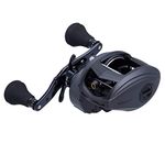 Abu Garcia Revo Toro Beast Low Profile Baitcast Fishing Reel, Size 60LP, Black/Smoke, Right Handle Position