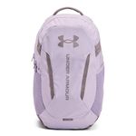 Under Armour unisex-adult Hustle 6.0 Backpack, (535) Salt Purple / Salt Purple / Tetra Gray, One size fits most