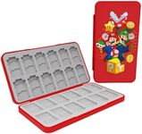 PERFECTSIGHT for Nintendo Switch/Switch OLED/ Lite Game Card Case for Kids Boys Girls, Cute Kawaii Switch Game Holder Cartridge Case with 24 Game & 48 Micro SD Cards Storage ( Chomper )