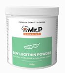 Mr.P Ingredients Soy Lecithin Powder 100g Stabilising & Emulsifying Agent Texture Improver VeganVegetarian Halal Kosher Non-GMO (Recyclable Pot)