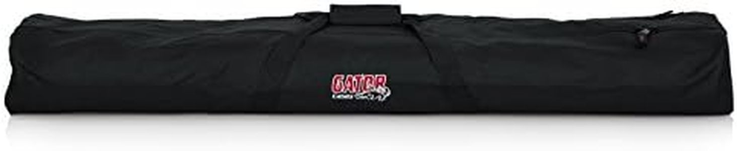 Gator Cases Dual Compartment Stand Carry Bag with 50" Interior; Holds Speaker, Microphone or Lighting Stands (GPA-SPKSTDBG-50DLX)