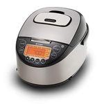 Tiger JKT-D10U Stainless Steel Multi-Functional IH Rice Cooker, 5.5 Cups, silver