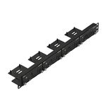 UCTRONICS U6195 Front Removable Raspberry Pi 1U Rack Mount, with 4 Mounting Brackets for Raspberry Pi 4B, 3B+/3B, and Other B Models