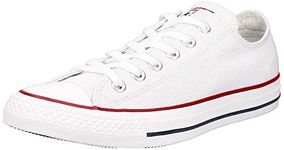 Converse Unisex Chuck Taylor All Star Low Top Sneaker, Optical/White Canvas, 9.5 Women/7.5 Men