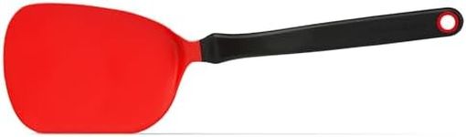 Dreamfarm Chopula | Super Flexible Chopping Sit Up Spatula – Safe for Non-Stick Pans | Red