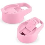 IRON °FLASK Flip Lid for Wide Mouth Insulated Sports Water Bottles, Wide Mouth, BPA Free, 2 Lids, (Rose)