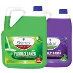 Shatras All In One Lavender & Green Lime Surface & Floor Cleaner - 5 Liter | Powerful 10X Cleaning Formula With Pleasant Fragrance | Kills 99% Germ | Suitable For All Floor Cleaner Mops (Pack Of 2)