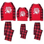 Oriental eLife Matching Christmas PJs for Family,Family Christmas Pyjamas Sets,Matching Christmas Pajamas, Reindeer Nightwear Xmas Sleepwear for Women Men Adult Kids