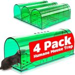 4 Pcs Humane Mouse Traps Indoor for