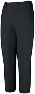 Mizuno Girls (Youth) Belted Softball Pant Black Large