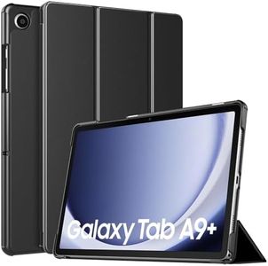 TiMOVO Case for Samsung Galaxy Tab A9+/A9 Plus 11 Inch 2023, Slim Lightweight Stand Hard Back Shell Protective Cover for All-New Galaxy Tab A9+ Tablet SM-X210/X216/X218, Black