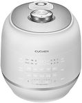 [CUCHEN] CRT-RPK1070WUS | 2.1 Ultra High-Pressure Induction Heating Rice Cooker 10 Cup (Uncooked) | Full Stainless Power Lock System | Auto Steam Clean | Voice Guide | Made in Korea | White