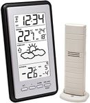 La Crosse Technology WS9130IT-S-BLA Weather Station with Indoor/Outdoor Temperature Silver/Black