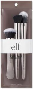 e.l.f. Putty Tools Trio, Set Of 3 Face Makeup Brushes For Putty Products, Helps You Easily Blend Putty Primer, Blush & Bronzer, Vegan & Cruelty-Free