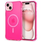 CYRILL Spigen UltraSheer Mag Compatible with iPhone 15 Case (2023) [TPU,PC | Hot Pink]