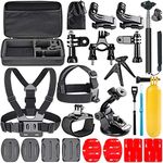 Navitech 18-in-1 Action Camera Accessories Combo Kit with EVA Case Compatible With The Xiaomi Mijia|Xiaomi Yi 2 4K | Xiaomi Yi Action Cam