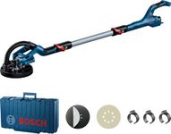 Bosch Professional GTR 55-225 Drywall Sander (550 Watt, Sanding Disc Diameter 215 mm, Includes 1 x Sanding Sheet M480, 1 x Soft Sanding Disc Set, 3 x Cable Clips, in Craftsman's Case