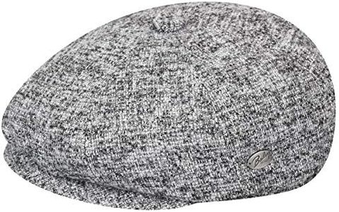 Bailey Men's Kyan Ivy Newsboy Flat Cap, Charcoal, Large