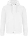 Gennadi Hoppe Men's Training Jacket Hooded Jacket Jogging Jacket, White (white), XX-Large