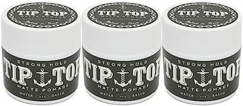 Tip Top Matte Water Based Strong Hold Pomade 4.25oz Pack Of 3