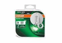 OSRAM ULTRA LIFE H11, halogen headlamp, 64211ULT-HCB, 12 V passenger car, duobox (2 units),Yellow