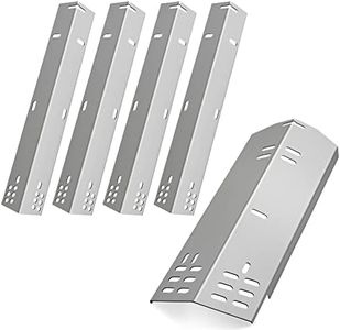 Boloda 5 Pack Grill Heat Plate Shield for Dyna Glo Grill Replacement Parts,Grill Parts for DGH474CRP DGH485CRP 4 Burner Gas Grill，Stainless Steel