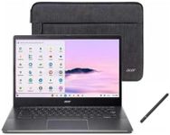 acer Chromebook Plus 14” Touchscreen Laptop | Intel Core i3-N305 | Intel UHD Graphics | Wi-Fi | Bluetooth | 8GB RAM DDR5 | 512GB SSD | Chrome OS | Bundle with Stylus Pen, Grey