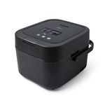 Yum Asia Hotaru Rice Cooker With Induction Heating (IH) And Ceramic Bowl (3 cup, 0.54 Litre), 7 Rice Cooking Function, 5 Multicooker Functions, LED Display, 220-240V UK Plug (Slate Grey)