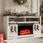 YESHOMY Fireplace TV Stand for Tele