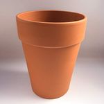 Weston Mill Pottery [PE21] Terracotta Elegant Long Tom Flower Pots 21cm W x 25cm H