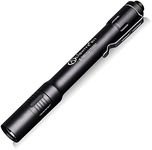 LIGHTFE Tactical Flashlight Pen Light with LED Source 3 Modes IPX-6 Waterproof Rate Pocket Size for Doctors and Nurses, Emergency Light, Dog Walking (D11)