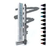 Wonderskin 1440 Longwear Blue Glitter Eyeliner Pencil - Waterproof, Sharpenable Eyeliner Pencil and Smudge Proof Blue Eye Liner Pencils (Oyster Blue)
