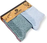 Gripjoy Toddler Socks with Grippers - Non Slip Socks for Kids - Toddler Grip Socks - 2T-4T - Mix Colors - 4 Pairs