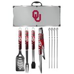 NCAA Oklahoma Sooners 8 pc Tailgater BBQ Set