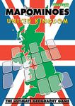 Wild Card Games MAPOMINOES UK - Fun educational geography travel game about connecting counties in England, Scotland, Wales & Northern Ireland. Like dominoes with maps.,Black