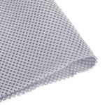 uxcell Light Grey Speaker Mesh Grill Cloth Stereo Box Fabric Dustproof Audio Cloth 100cm x 160cm 40 inches x 63 inches