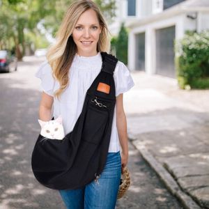 FDJASGY Small Dog Sling Carrier – Hands-Free Pet Travel Bag