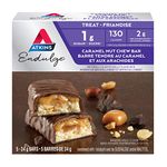 Atkins Endulge Bars - Caramel Nut Chew, Low Sugar, Keto Friendly, High Fibre, 1g Sugar, 2g Carbs, 5ct