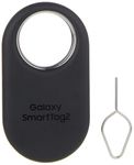 SAMSUNG SmartTag2 (2023) Bluetooth + UWB, IP67 Water and Dust Resistant, Findable via App, 1.5 Year Battery Life - Black (International Version)