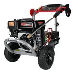 4800 PSI Petrol Pressure Washer RocwooD 7HP 212cc 4-Stroke Engine Electric & Recoil Start 9.5L/min Power Jet Washer 5 Quick-Connect Nozzles 3.6L Detergent Tank