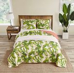 Tommy Bahama - King Quilt Set, Reversible Cotton Bedding with Matching Shams, Lightweight Home Decor for All Seasons