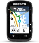 COOSPO Color Touchscreen GPS Bike Computer CS600, Wireless IP67 Waterproof Cycling GPS Speedometer with Bluetooth/ANT+, Backlight Route Navigation, Support Bike Radar & 36H Battery Life