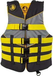 Body Glove Method Nylon U.S. Coast Guard Approved Life Jacket PFD-Yellow-S/M