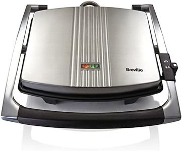 Breville Sandwich/Panini Press & Toastie Maker - 4-Slice - Stainless Steel [VST026X]