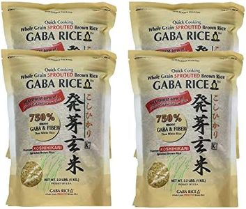 Koshihikari Premium Sprouted Brown Gaba Rice, 2.2 Pound (Pack of 4)