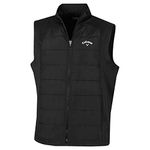 Callaway Golf Mens Full Zip Puffer Gilet - Caviar - L