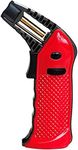 Prestige Import Group - Bazooka Desktop Torch Lighter - Super Sized Flame - Color: Red