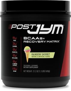 JYM Supplement Science, POST JYM Active Matrix, Rainbow Sherbet, Post-Workout with BCAA's, Glutamine, Creatine HCL, Beta-Alanine, L-Carnitine L-Tartrate, Betaine, Taurine, and more, 30 Servings